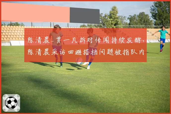 陈清晨_贾一凡拆对传闻持续发酵,陈清晨采访回避搭档问题被指队内失和