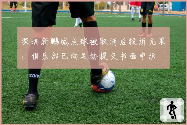 深圳新鹏城点球被取消后投诉无果，俱乐部已向足协提交书面申诉